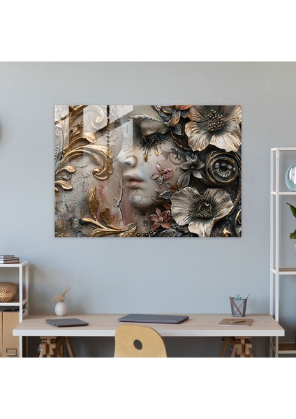 Barok Tarzı Resimli Duvar Dekorasyonu - Barok Tarzı Resim Zarafet Duvar Dekorasyonu modelleri