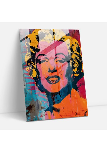 Andy Warhol Cam Tablo Ev Dekorasyonu - Modern Sanat