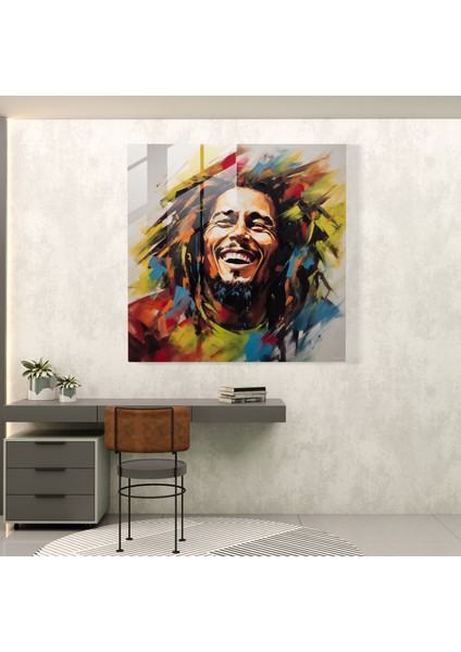 Bob Marley Cam Tablo - Soyut Ifade Sanatı - Ev Dekorasyonu Duvar Dekorasyonu modelleri
