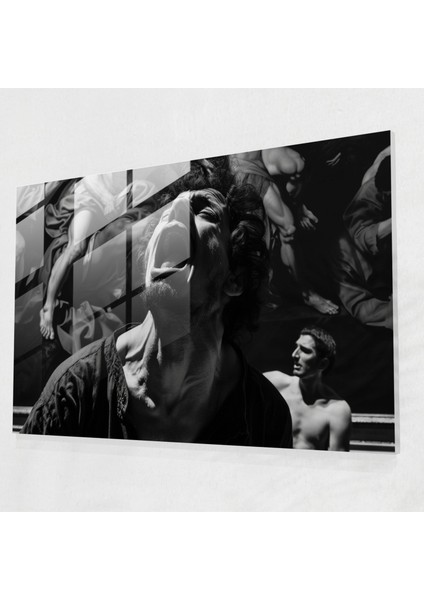 Caravaggio Tarzı Duvar Dekorasyonu: Dramatik Jestler - Caravaggio Cam Tablo Duvar Dekorasyonu
