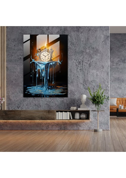 Modern Sanat Eriyen Mum - Zamana Yolculuk Gerçeküstü Sanat Eseri modelleri