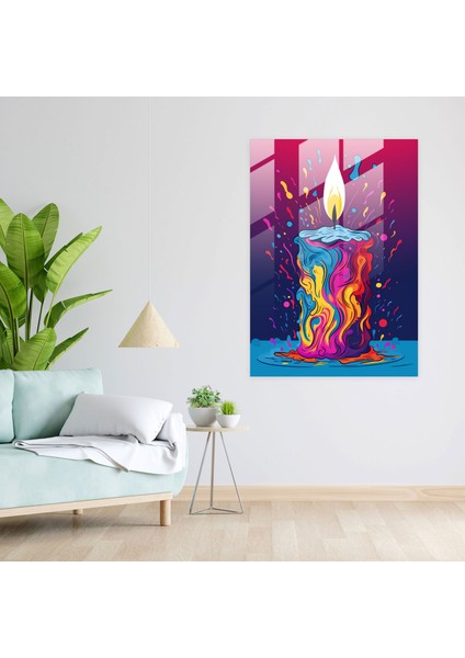 Cam Sanat Oyuncu Mum - Mum Ev Dekorasyonu Cam Sanatı Duvar Dekorasyonu fiyatları