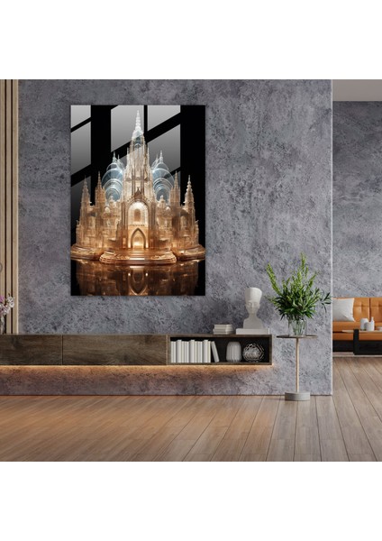 Kilise Cam Sanatı - Boyutlu Ev Dekorasyonu Için Kilise Cam Tablosu modelleri