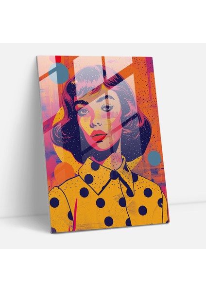 Andy Warhol Modern Sanat Cam Tablo - Andy Warhol Modern Sanat Cam Tablosu