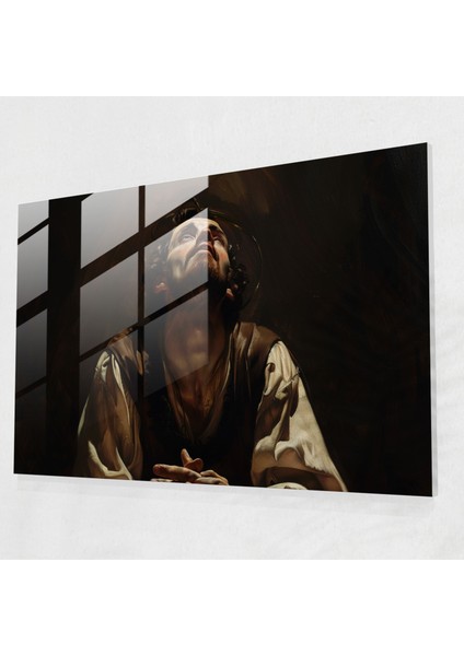 Caravaggio Tarzı Cam Tablo: Dini Konular - Duvar Dekorasyonu Ev Dekorasyonu