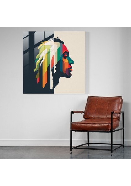 Minimalist Bob Marley Cam Tablosu - Bob Marley Modern Sanat Duvar Dekorasyonu modelleri
