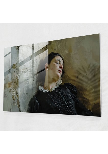 Caravaggio Tarzı Duvar Dekorasyonu - Yoğun Duygular Aşk ve Kayıp Kanvas Tablo