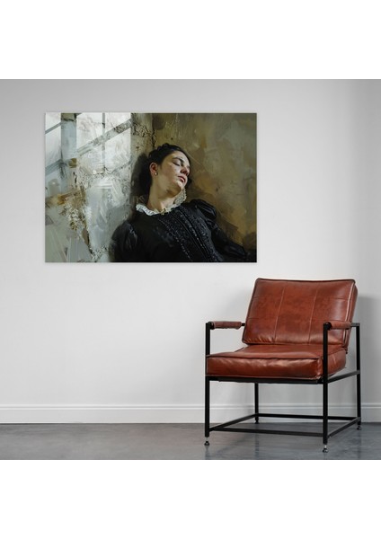 Caravaggio Tarzı Duvar Dekorasyonu - Yoğun Duygular Aşk ve Kayıp Kanvas Tablo modelleri
