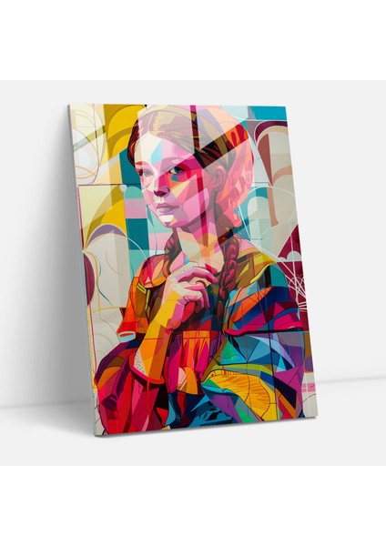 Klasikçilik Pop Sanat Cam Tablo - Klasikçilik ve Pop Sanatı Birleştir Modern Sanat