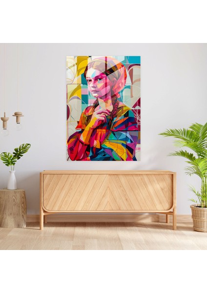 Klasikçilik Pop Sanat Cam Tablo - Klasikçilik ve Pop Sanatı Birleştir Modern Sanat modelleri