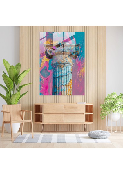 Pop Art Klasik Duvar Dekorasyonu - Klasik+Popart Modern Sanat Ev Dekorasyonu Cam Tablo fiyatları