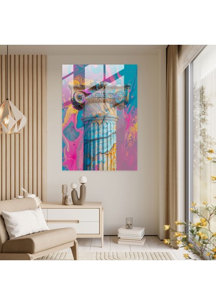 Pop Art Klasik Duvar Dekorasyonu - Klasik+Popart Modern Sanat Ev Dekorasyonu Cam Tablo modelleri