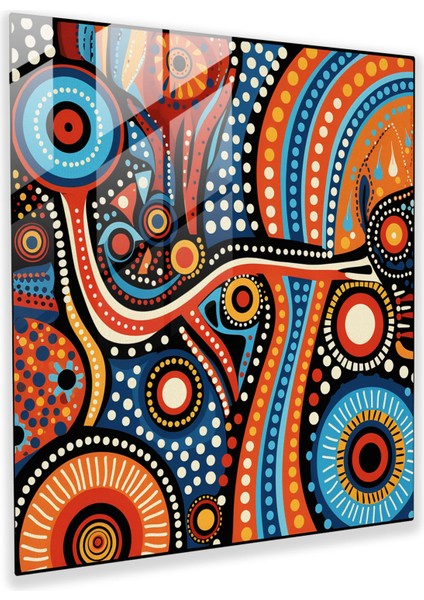 Bağlantılı Cam Tablo - Yerli Cam Sanatı Modern Sanat Cam Duvar Sanatı