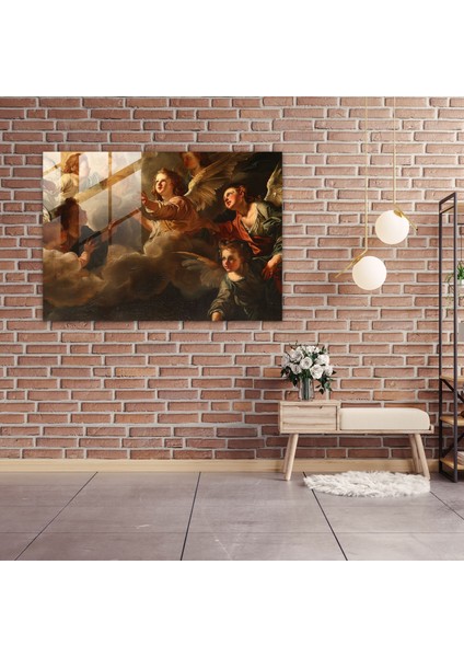 Barok Tarzı Resimli Cam Duvar Sanatı - Barok Barok Tarzı Resim Ev Dekorasyonu Duvar Dekorasyonu modelleri