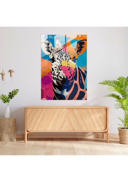 Andy Warhol Modern Sanat - Oyunbaz Hayvan Baskı Koleksiyonu - Andy Warhol Cam Tablo Ev Dekorasyonu Duvar Dekorasyonu modelleri