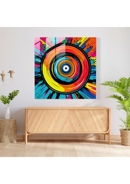 Efsane Retro Vibes Cam Tablo - Efsane Pop Art Ev Dekorasyonu Retro fiyatları