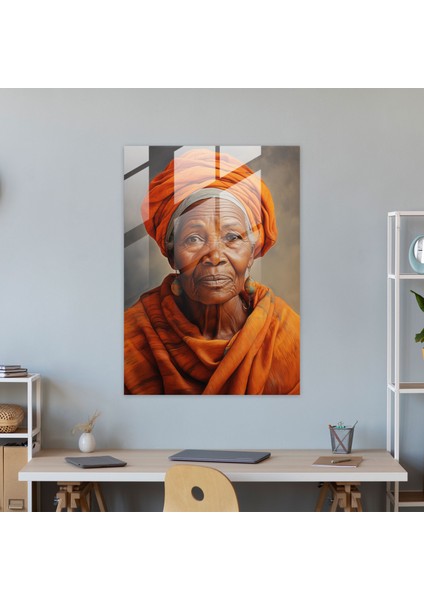 Afro Bilgelik Cam Tablo - Afro Temalı Ev Dekorasyonu Cam Sanatı fiyatları