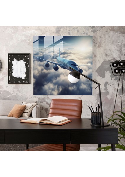 Uçak Cam Tablo - Modern Sanat Harika Tasarım fiyatları
