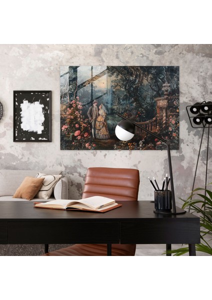 Barok Tarzı Resim Cam Duvar Sanatı - Modern Sanat Duvar Dekorasyonu Ev Dekorasyonu modelleri