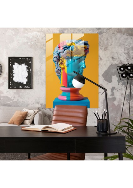 Klasik ve Pop Art Cam Tablo - Klasikizm+Popart Ev Dekorasyonu Cam Tablo Modern Sanat fiyatları