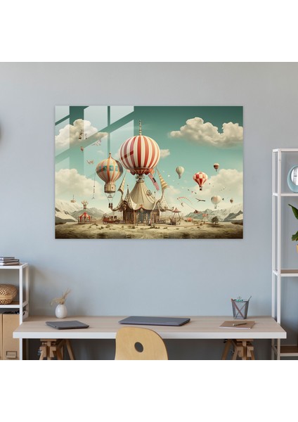 Rüya Gibi Sirk Cam Tablo - Sirk Rüya Gibi Manzaralar Hayranlık Surrealist Koleksiyon fiyatları