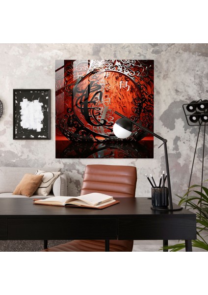 Asya Hat Sanatı Cam Tablosu - Asya Cam Sanatı Kültürel Miras Bilgelik fiyatları