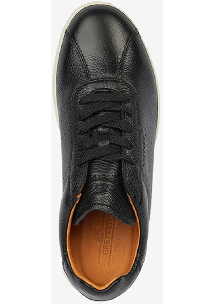 Erkek Siyah Hakiki Deri Casual Ayakkabı 4Y1UA17550 fırsatları