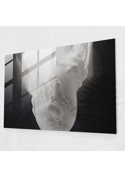 Bira Bardağı Baskı: Köpüklü Zarafet - Bira Bira Bardağı Baskısı Modern Sanat Cam Duvar Sanatı