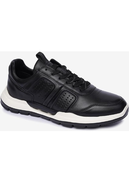 Erkek Siyah Hakiki Deri Casual Ayakkabı 4Y1UA17370 fiyatları