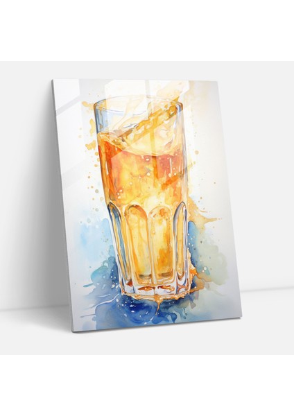 Bira Bardağı Baskı - Ev Dekorasyonu Cam Sanatı