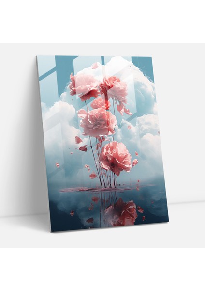 Akan Çiçekler Ev Dekorasyonu - Akan Çiçekler Efsanevi Bulutlar Asılı Ev Dekorasyonu