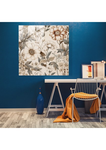 Bej Cam Tablo Duvar Dekorasyonu - Bej Nostalji Cam Sanatı Ev Dekorasyonu modelleri