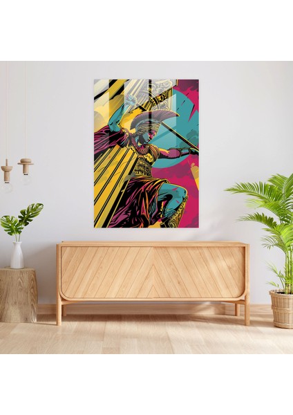 Yunan Mitolojisi Cam Sanatı - Klasikizm ve Popart Cam Tablo Klasikizmi Pop Sanatı ile Birleştir Cam Duvar Sanatı modelleri