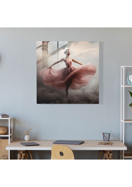 Balerin Cam Tablo - Efsanevi ve Huzurlu Cam Duvar Sanatı - Balerin Cam Tablo Cam Sanat Ev Dekorasyonu modelleri