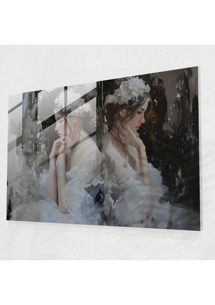 Klasizm Cam Tablo - Klasizm Neoklasik Resim Cam Duvar Sanatı