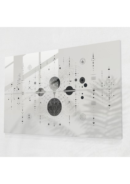 Doğa Temalı Duvar Dekorasyonu - Dünya Cam Tablo Cam Duvar Sanatı Ev Dekorasyonu