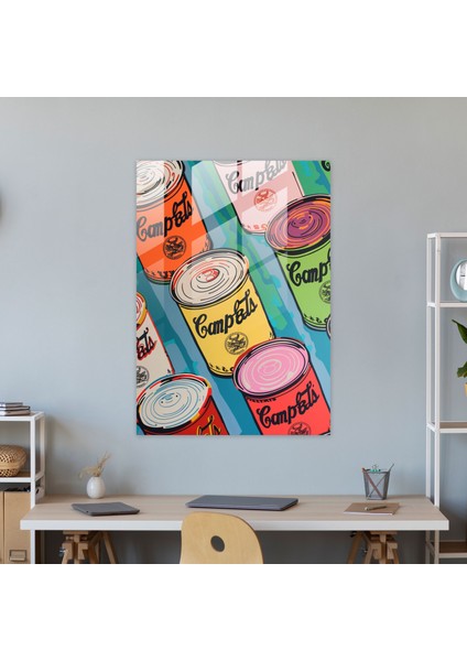 Andy Warhol Cam Tablo - Ev Dekorasyonu ve Modern Sanat modelleri