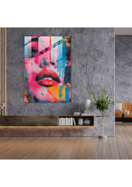 Empresyonist Pop Sanatı Cam Tablosu - Klasikizm+Popart Modern Sanat Cam Tablo fiyatları