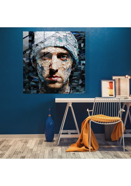Eminem Cam Tablo: Paramparça Cam Mozaik - Popüler Kültürde Eminem Cam Sanat fiyatları
