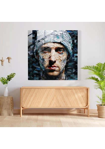 Eminem Cam Tablo: Paramparça Cam Mozaik - Popüler Kültürde Eminem Cam Sanat modelleri