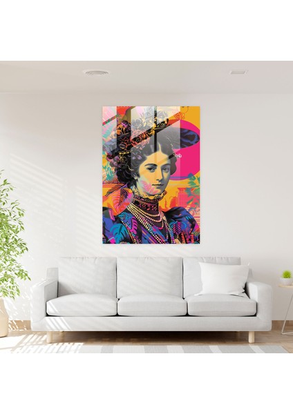 Klasik Pop Sanat Duvar Dekorasyonu - Klasikleşme ve Pop Sanatı Birleştirerek Klasikleşmeyi Pop Sanat ile Kombine Edin Cam Tablo Modern Sanat modelleri