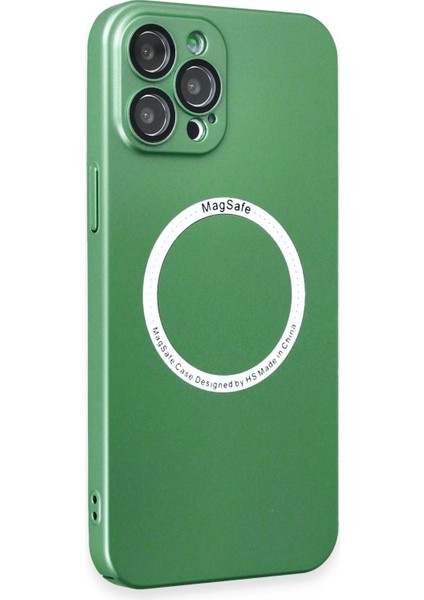 Newface iPhone 12 Pro Kılıf Jack Magneticsafe Lens Silikon - Yeşil fiyatları