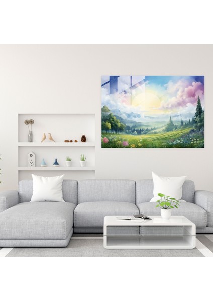 Dünya Cam Tablo - Modern Sanat Suluboya Resim fiyatları