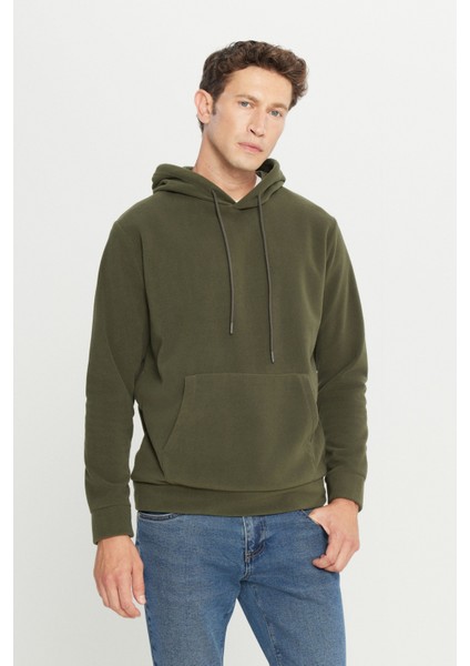 Standart Fit Normal Kesim Bisiklet Yaka Polar