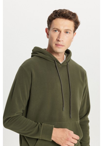 Standart Fit Normal Kesim Bisiklet Yaka Polar fırsatları