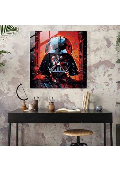 Unutulmaz Keşif Cam Tablo - Darth Vader &amp; Anakin Skywalker - Ev Dekorasyonu Cam Duvar Sanatı Star Wars fiyatları
