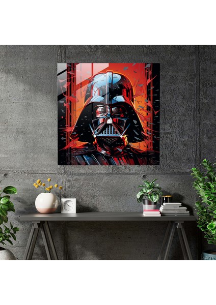 Unutulmaz Keşif Cam Tablo - Darth Vader &amp; Anakin Skywalker - Ev Dekorasyonu Cam Duvar Sanatı Star Wars modelleri