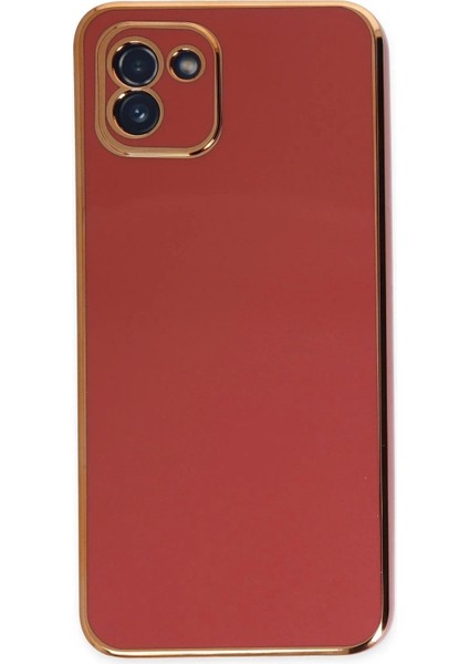 Newface Samsung Galaxy A03 Kılıf Volet Silikon - Kırmızı fiyatları