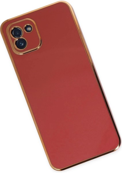 Newface Samsung Galaxy A03 Kılıf Volet Silikon - Kırmızı modelleri