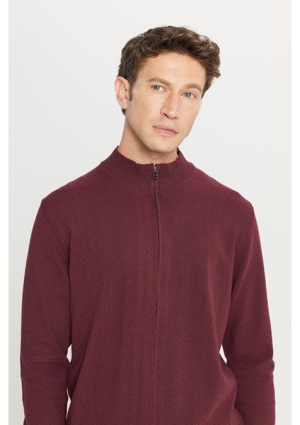 Pamuklu Standart Fit Normal Kesim Dik Yaka Triko Ceket fırsatları